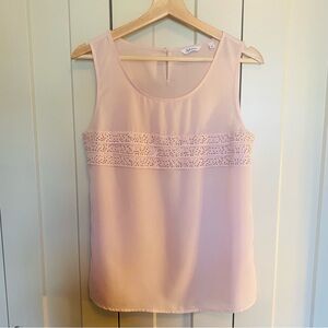 Reitmans Pink Tank Top with embellished Detail